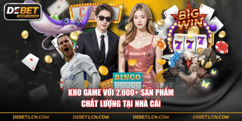 Kho game với 2.000+ sản phẩm chất lượng tại nhà cái