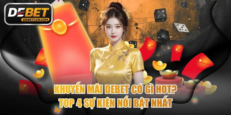 Khuyến Mãi DEBET Có Gì Hot? Top 4 Sự Kiện Nổi Bật Nhất